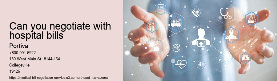 can you negotiate with hospital bills