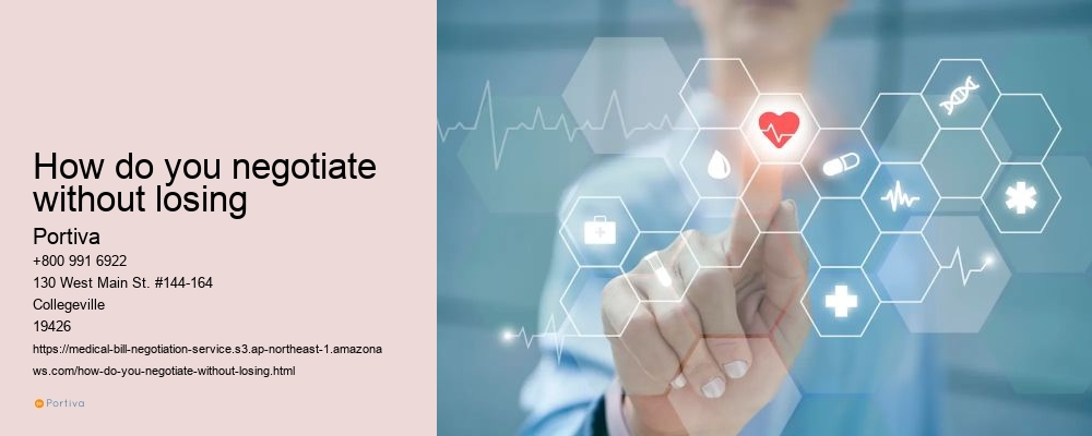 How do you negotiate without losing