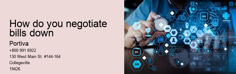 How do you negotiate bills down