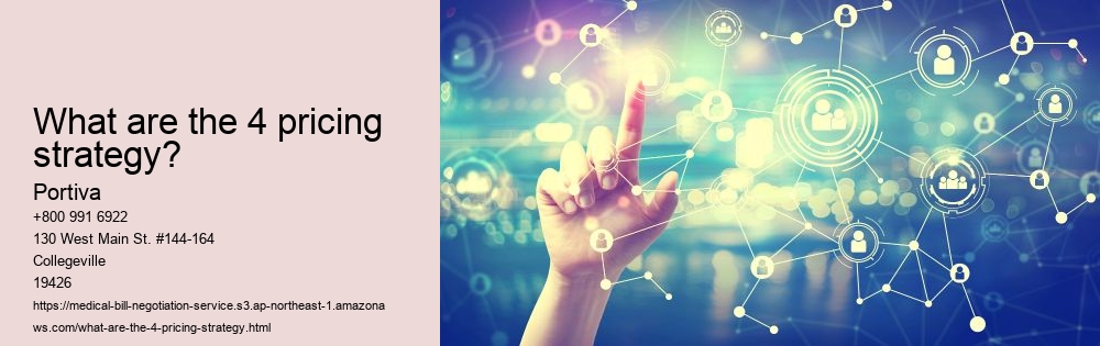 What are the 4 pricing strategy?
