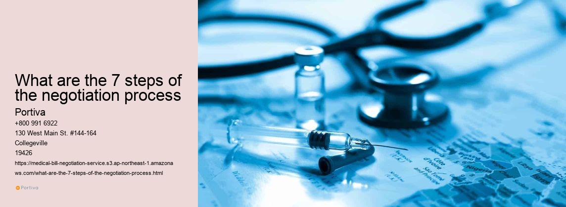 What are the 7 steps of the negotiation process