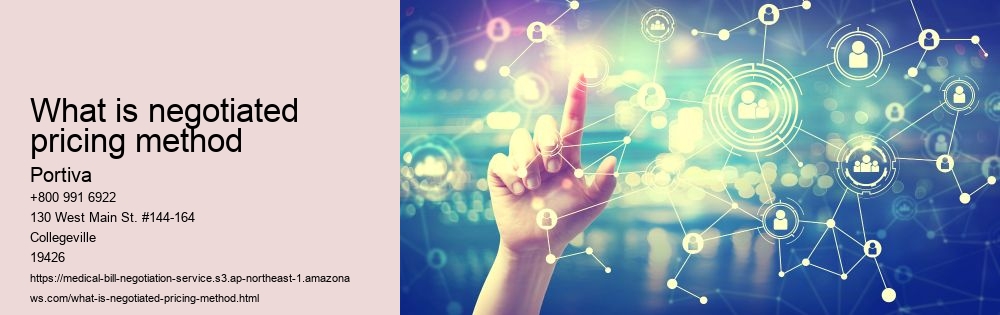 What is negotiated pricing method